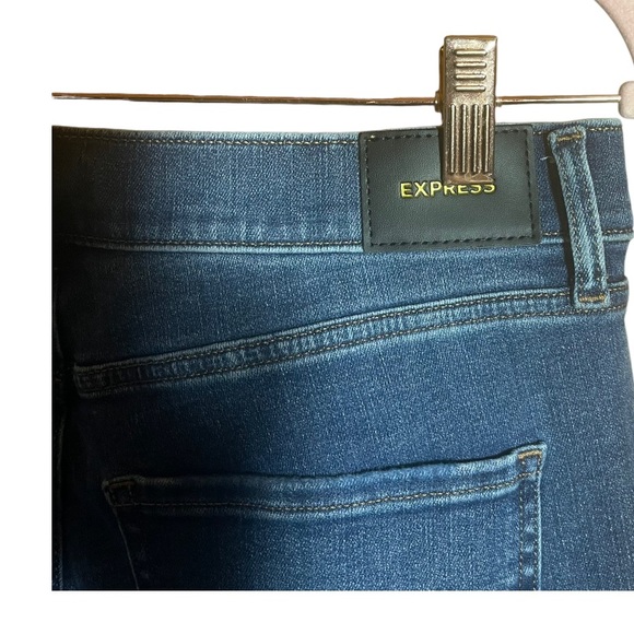 EXPRESS Skinny Mid Rise 4-Way Hyper Stretch Jeans 8L NWT - Picture 6 of 10